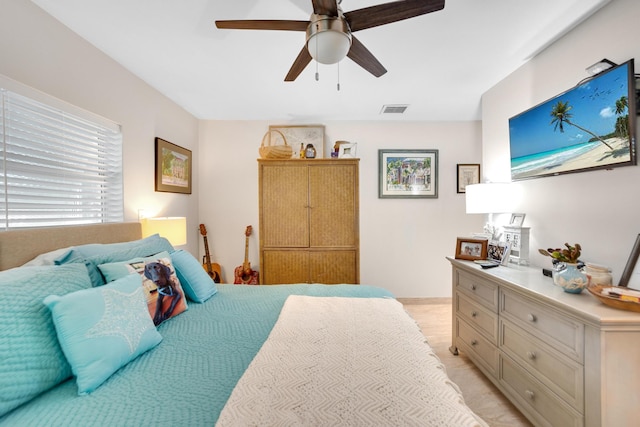 351 8th St, Key Colony, FL 33051 - bedroom featuring a ceiling fan