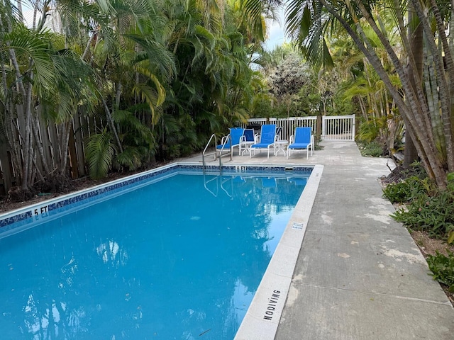 804 S St Unit 1, Key West, FL 33040 - community pool with fence and a patio area