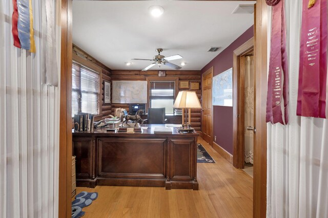 bathroom featuring a bidet, hardwood / wood-style floors, independent shower and bath, and toilet