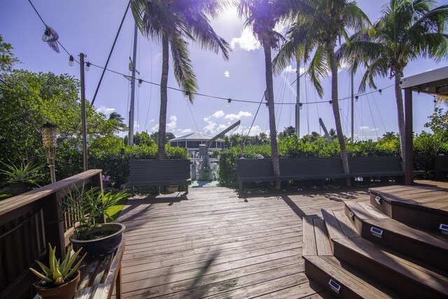 view of deck