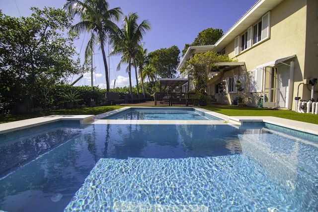 view of pool