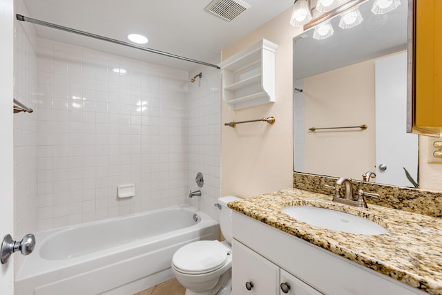 3930 S Roosevelt Blvd Unit N302, Key West, FL 33040 - bathroom with vanity, toilet, and bathtub / shower combination