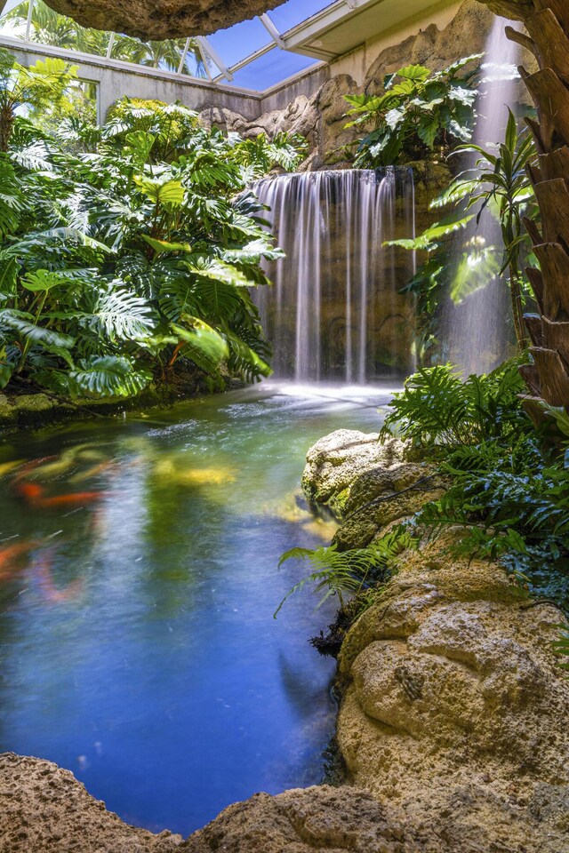 view of water feature