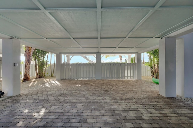 view of patio / terrace with fence