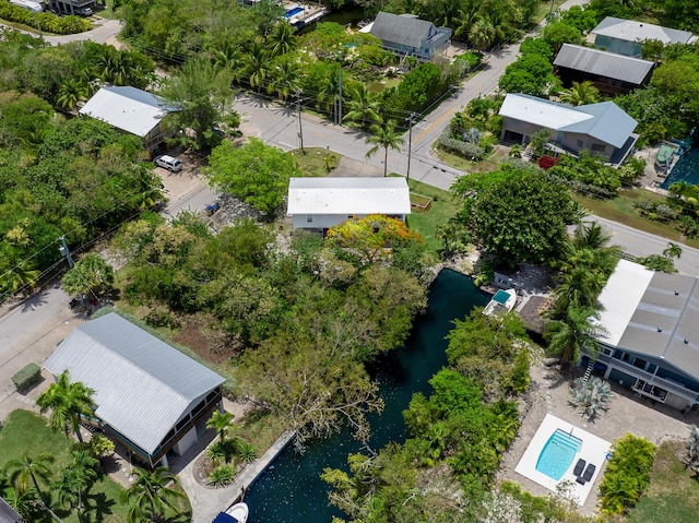 3806 Dyer Rd, Big Pine, FL 33043 - aerial overview of property's location with a nearby body of water and a pool