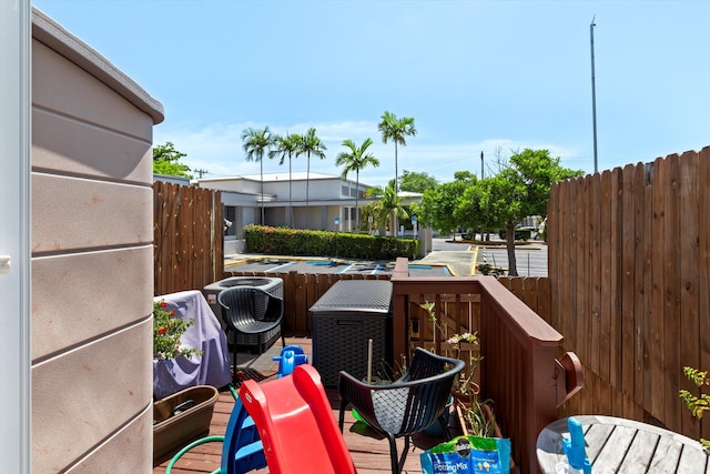 3397 Northside Dr Unit 4, Key West, FL 33040 - view of wooden deck