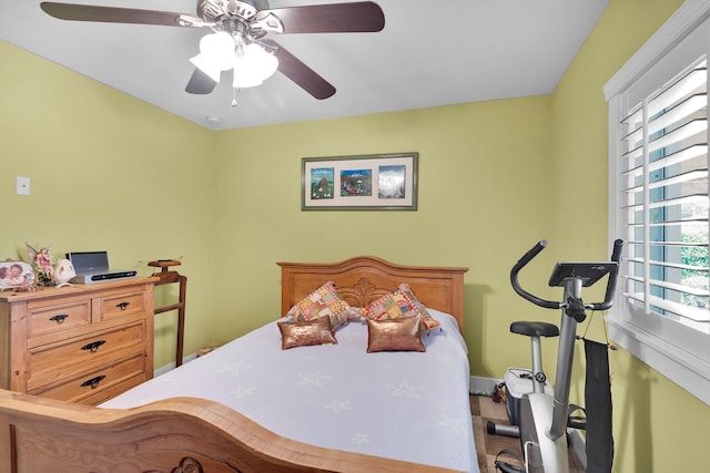 1 Sunset Rd, Key Largo, FL 33037 - bedroom with a ceiling fan