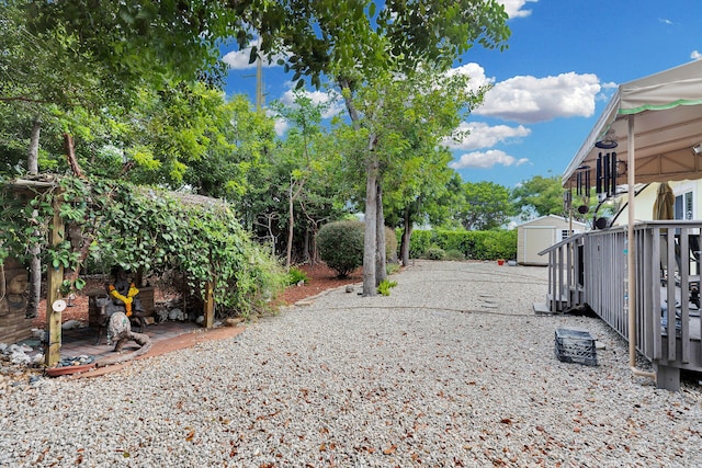1 Sunset Rd, Key Largo, FL 33037 - view of yard featuring a shed