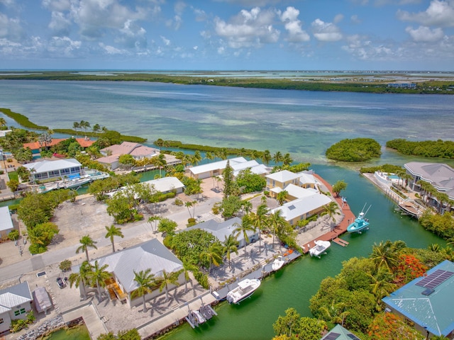 20735 W 5th Ave, Cudjoe, FL 33042 - aerial view of residential area with a large body of water