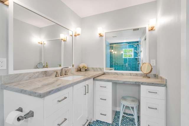 20735 W 5th Ave, Cudjoe, FL 33042 - full bathroom with vanity and tile patterned floors