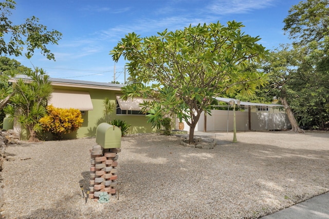 view of front of home