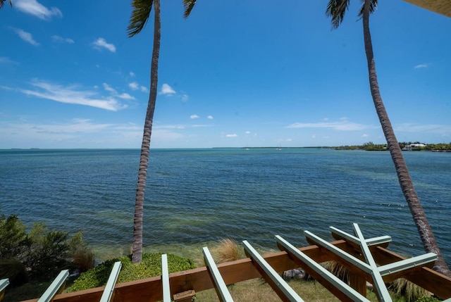 view of water feature