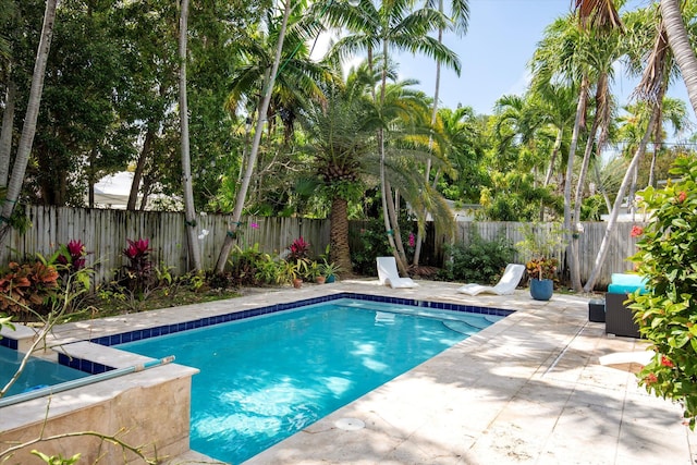 3532 Duck Ave, Key West, FL 33040 - view of pool featuring a fenced backyard, a patio area, and a fenced in pool