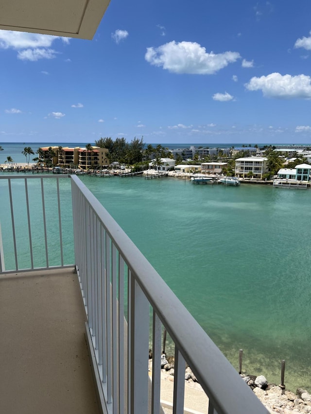2000 Coco Plum Dr Unit 605, Marathon, FL 33050 - balcony featuring a water view