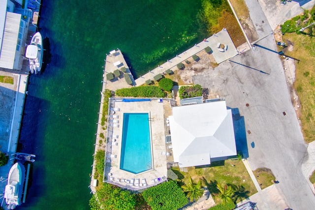 84 Coral Way -, Unit Key Largo, FL 33037 - view from above of property featuring a pool area