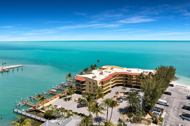 101 E Ocean Dr Unit C402, Key Colony, FL 33051 - birds eye view of property with a water view