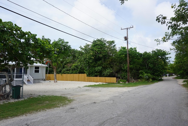 view of street