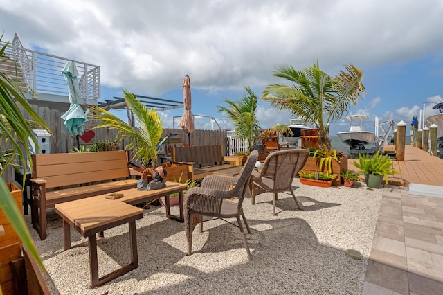 view of patio / terrace with outdoor lounge area