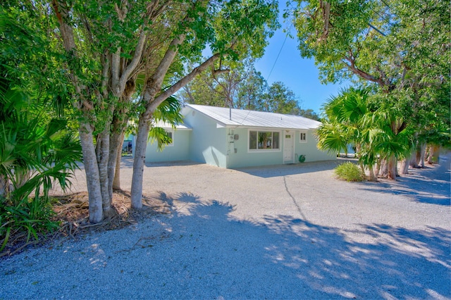 view of ranch-style home