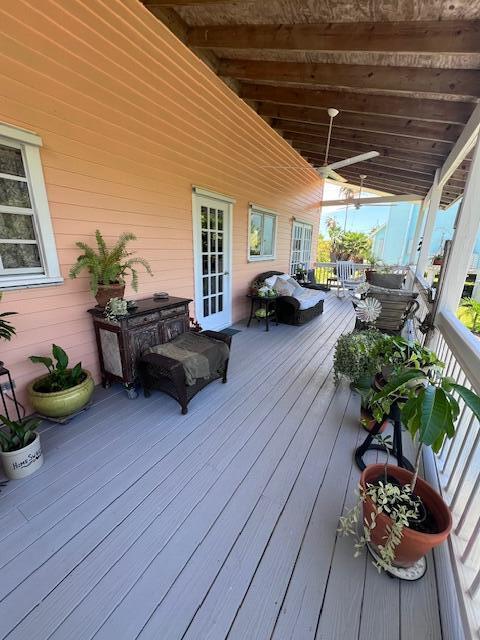 19462 Canal Dr, Sugarloaf, FL 33042 - view of wooden deck