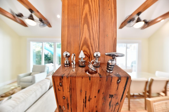 view of room details