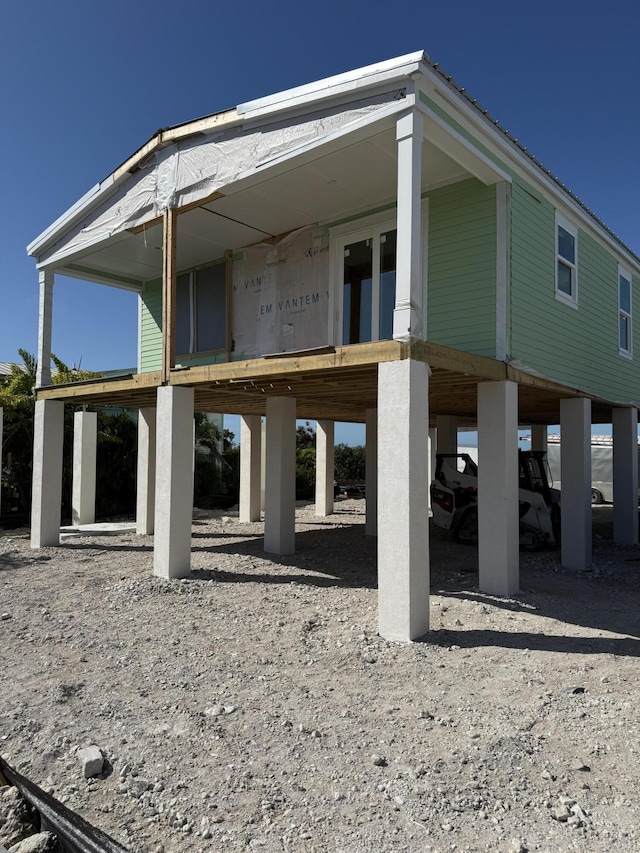 view of rear view of property