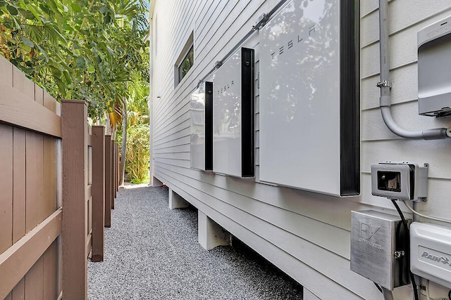 1614 Washington St, Key West, FL 33040 - exterior view of wall-mounted power storage