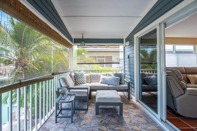 balcony featuring outdoor lounge area