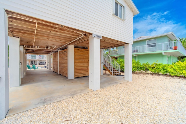 22988 Port Royal Ln, Cudjoe, FL 33042 - view of patio with stairs