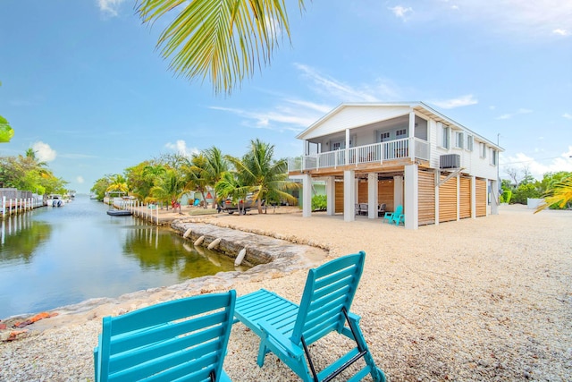 22988 Port Royal Ln, Cudjoe, FL 33042 - dock area featuring a water view