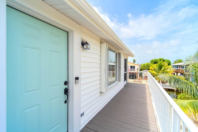 22988 Port Royal Ln, Cudjoe, FL 33042 - view of wooden deck