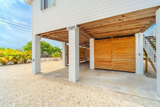 22988 Port Royal Ln, Cudjoe, FL 33042 - view of garage