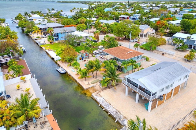 22988 Port Royal Ln, Cudjoe, FL 33042 - aerial perspective of suburban area featuring a nearby body of water