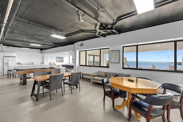 87465 Old Hwy Unit 106, Islamorada, FL 33036 - dining space with a water view