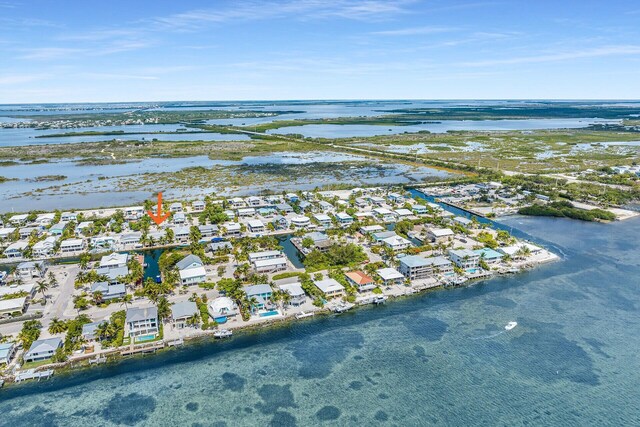 285 Blackbeard Rd, Little Torch, FL 33042 - aerial view featuring a water view