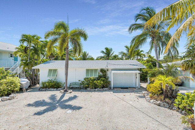 285 Blackbeard Rd, Little Torch, FL 33042 - ranch-style home with a garage