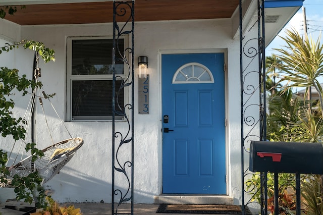 view of entrance to property