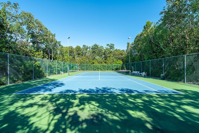 view of sport court