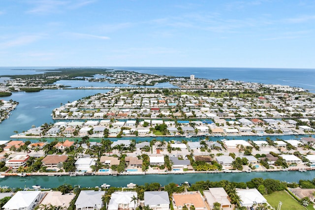661 12th St, Key Colony, FL 33051 - aerial view of residential area with a large body of water