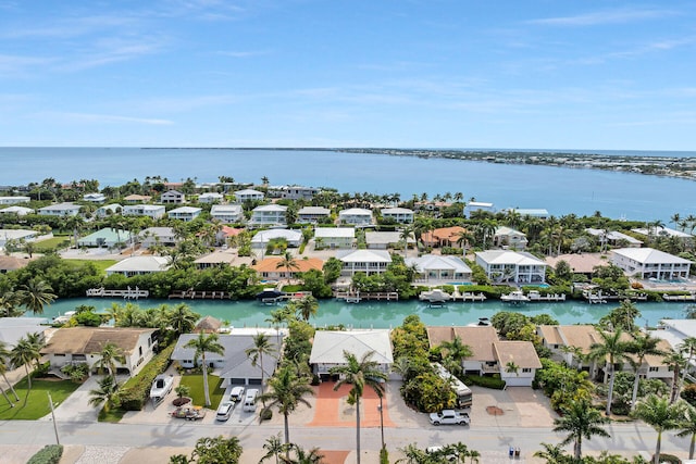 661 12th St, Key Colony, FL 33051 - aerial perspective of suburban area with a large body of water