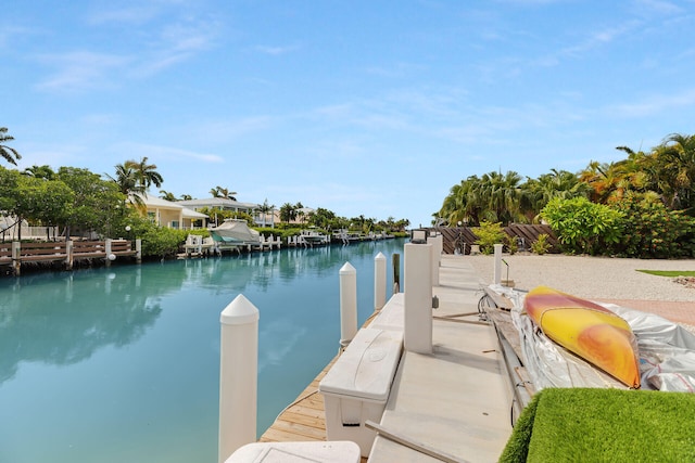 661 12th St, Key Colony, FL 33051 - dock featuring a water view