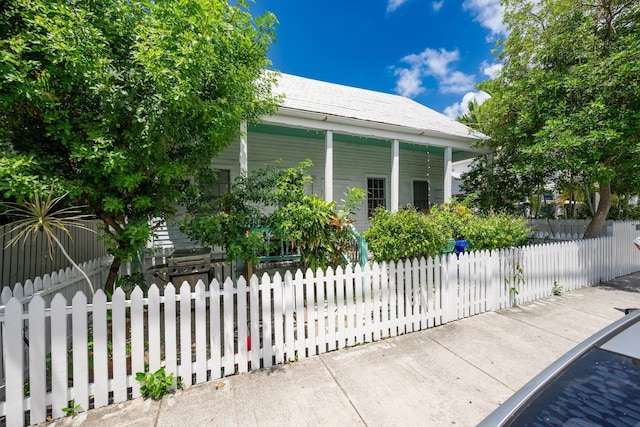 view of property exterior