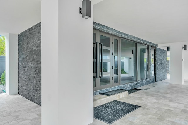 16 Seaside Ave, Key Largo, FL 33037 - property entrance with french doors