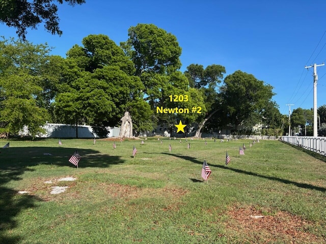 1203 Newton St Unit 2, Key West, FL 33040 - view of yard