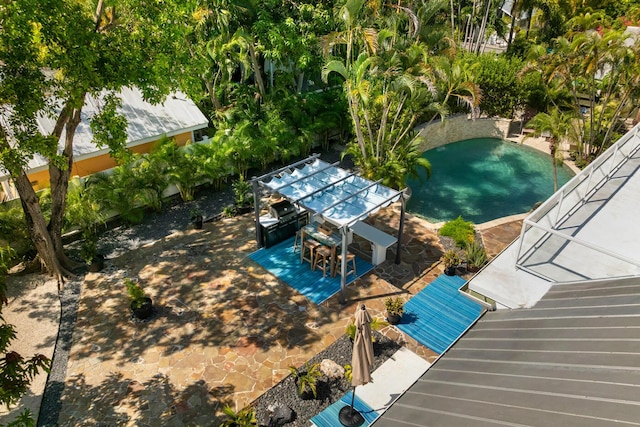 1610 Von Phister St, Key West, FL 33040 - bird's eye view of a pool