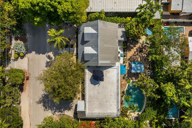 1610 Von Phister St, Key West, FL 33040 - drone / aerial view of a pool area
