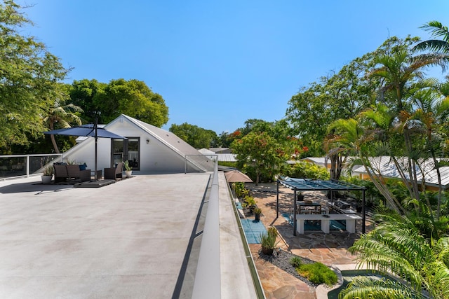 1610 Von Phister St, Key West, FL 33040 - view of patio / terrace featuring an outdoor living space