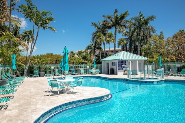 3635 Seaside Dr Unit 314, Key West, FL 33040 - pool with a patio and fence