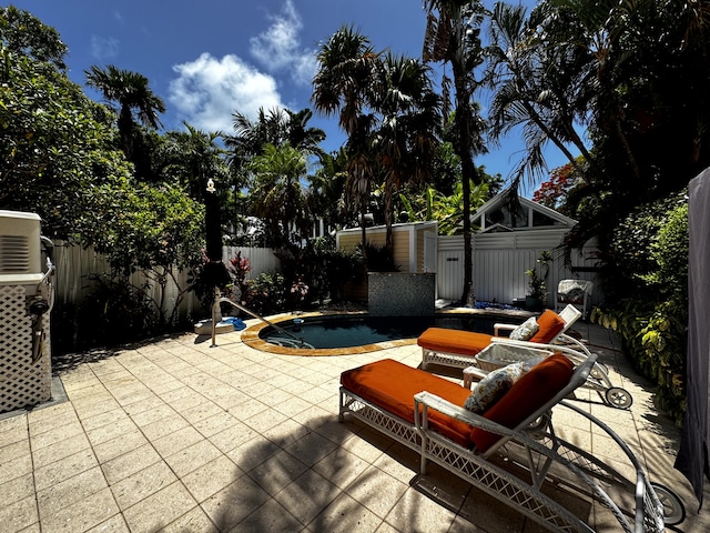 318 Margaret St, Key West, FL 33040 - fenced backyard featuring a patio area