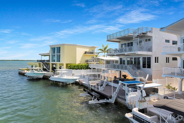 257 Normandy Dr, Tavernier, FL 33070 - dock with a water view